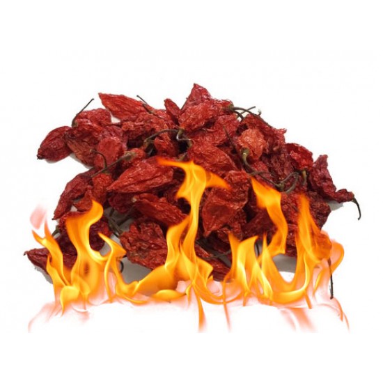 Ghost Pepper/Bhut Jolokia Αποξηραμένες καυτερές πιπεριές 10gr.