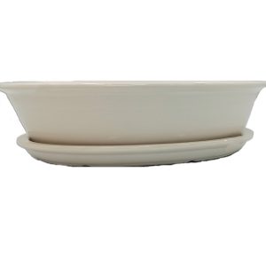 Γλάστρα για Μπονσάι 19x13x5 cm - Λευκό