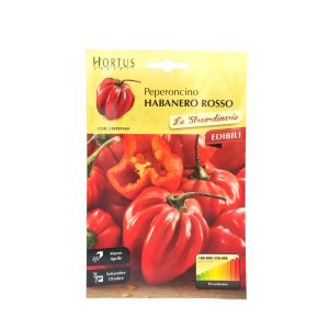 Πιπεριά Καυτερή Habanero κόκκινη - Capsicum sinensis 0,25γρ. Σπόροι