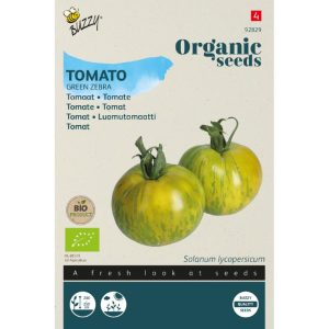 Ντομάτα Βιολογική Πράσινη "Green Zebra" - 0.1 γρ